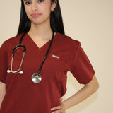 Burgundy Red: VICTORIA™ One Pocket - Burgundy Velvet