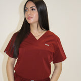 VICTORIA™ Slim Fit Joggers - Burgundy Velvet