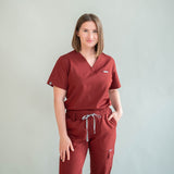 Burgundy Red: VICTORIA™ One Pocket - Burgundy Velvet