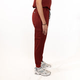 Pantalon de jogging coupe slim VICTORIA™ - Velours bordeaux