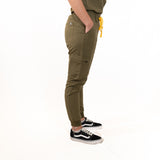 Pantalon de jogging coupe slim VICTORIA™ - Velours vert